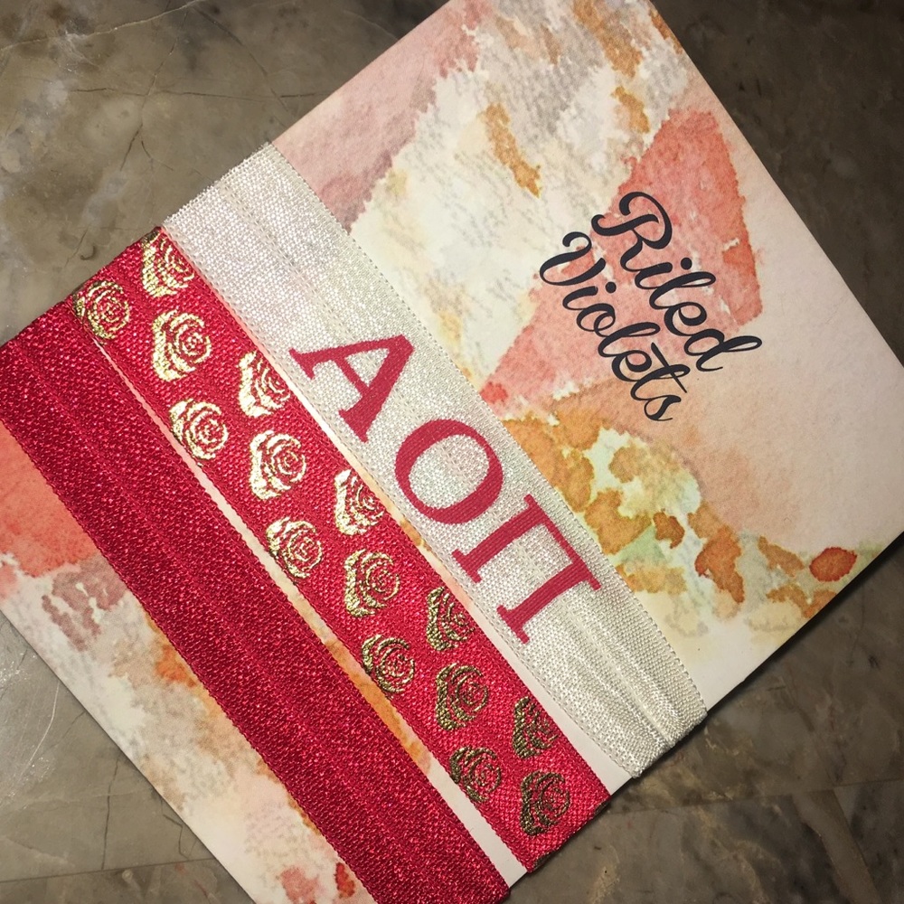 AOII hair ties